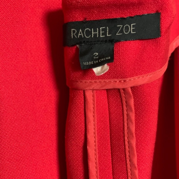 RACHEL ZOE/ red stanley buckle dress - Picture 6 of 6